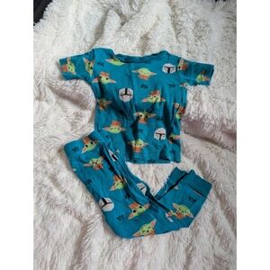 Star Wars Teal Baby Yoda Pajama Set